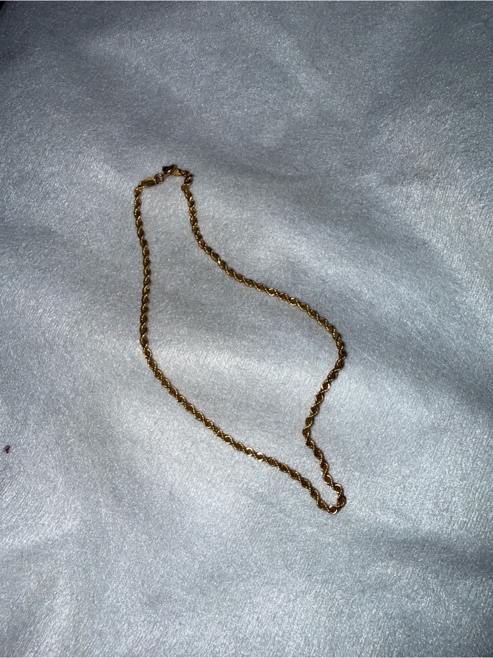 Gold anklet - Picture 2 of 2
